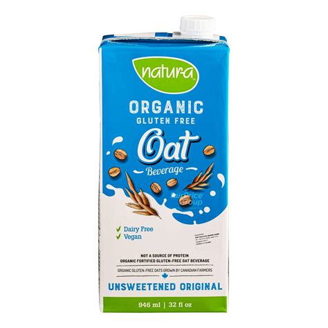 Natur A Organic Gluten Free Oat Beverage Unsweetened Original Ntuc