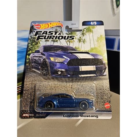 Miniatura Hotwheels Premium Mustang Custom Velozes E Furiosos Shopee