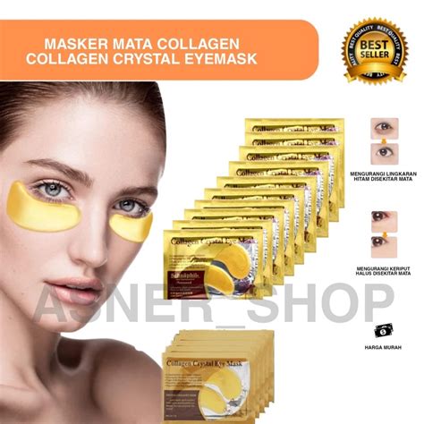 Jual Masker Mata Eye Mask Collagen Eye Patch Mask Gold Mata Panda Hitam