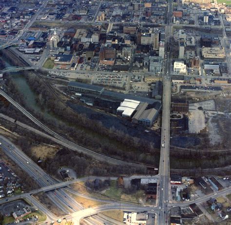 Lost Youngstown - Aerial shot of downtown Youngstown in the early 1990s