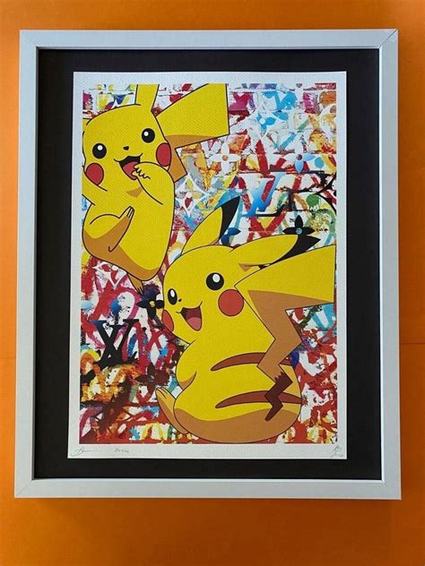 Death Nyc Lg Framed 16x20in Pop Art Original Certified / Pokemon ...