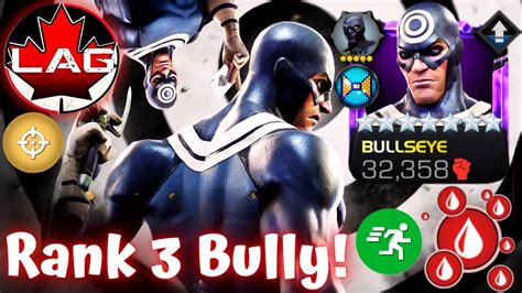 7 Star Rank 3 Bullseye Gameplay Just A Defender Nah So Busted For Saga Incursions Mcoc