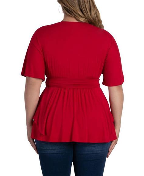 Kiyonna Plus Size Promenade Jersey Top Macys