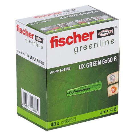 Cheville Fischer Greenline Pour Tout Mat Riaux Ux Green Alsabrico