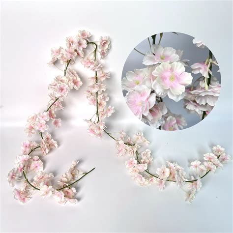 Artificial Sakura Cherry Blossom Vine Factory Wholesale Silk Flowers