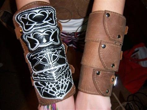 Hand Crafted Assassins Creed 1 Bracer Set By Barbarian Leather