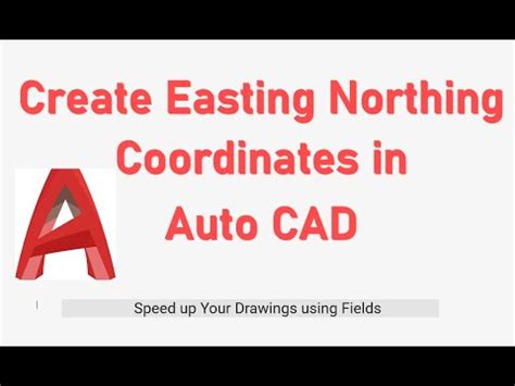 Creating Easting And Northing Coordinates In AutoCAD YouTube