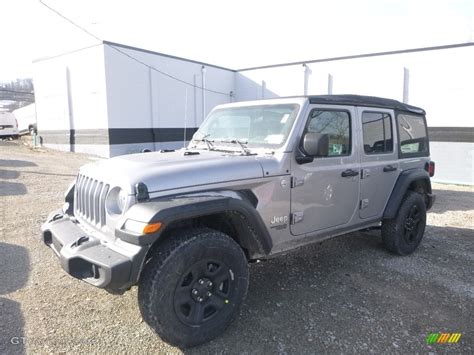 2018 Billet Silver Metallic Jeep Wrangler Unlimited Sport 4x4