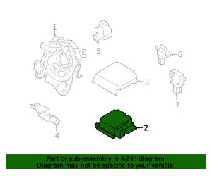 2021 2023 Ford Air Bag Control Module ML3Z 14B321 Z OEM Parts Online