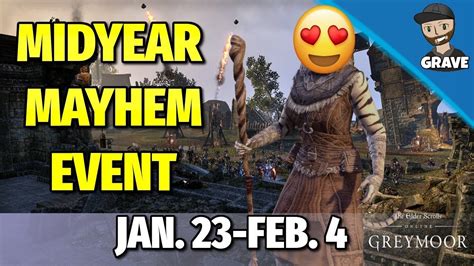 Elder Scrolls Online Midyear Mayhem Event Starts Tomorrow Youtube