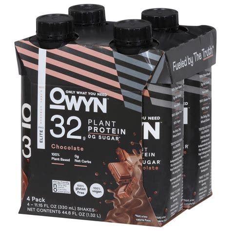 Owyn Pro Elite Plant Protein Chocolate Shakes Ct Ct Shipt