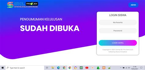 Aplikasi Pengumuman Kelulusan