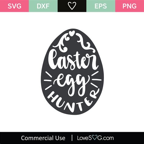 Easter Egg Hunter SVG Cut File Lovesvg