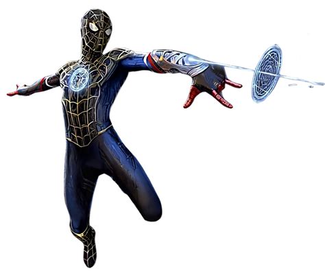 Spider Man Blackgold Nwh Png2 By Iwasboredsoididthis On Deviantart