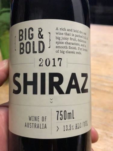 Cleanskin Big And Bold Shiraz Vivino Us