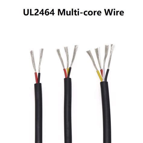 UL2464 24AWG Sheathed Wire Cable Channel Audio Line 2 3 4 5 6 7 8 9 10