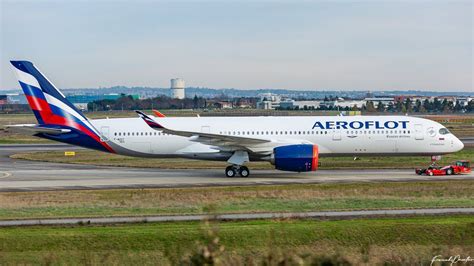 Pictures First Airbus A350 900 Of Aeroflot Appears With New Corporate