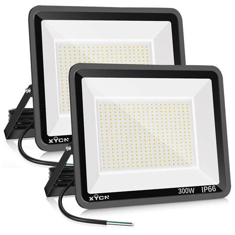 Xycn Pack W Warm White Led Flood Light No Plug K Lm