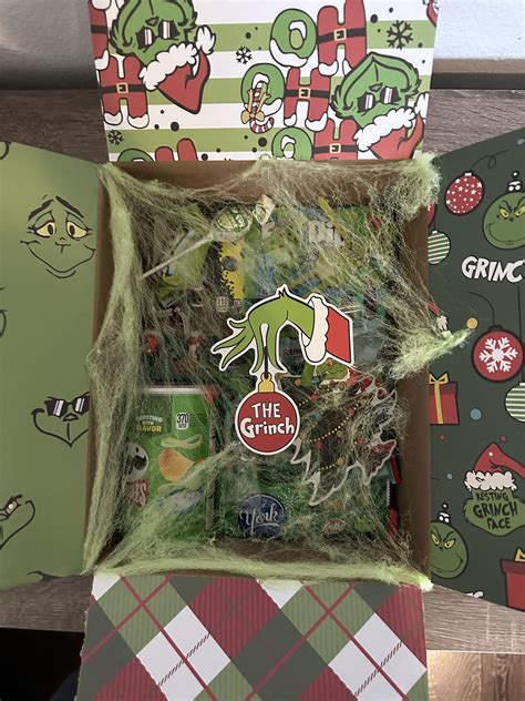 Christmas The Grinch Box Youve Been Grinched Basket Merry Grinchmas