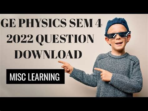 Ge Physics Sem Skmu Dumka Question Paper Youtube