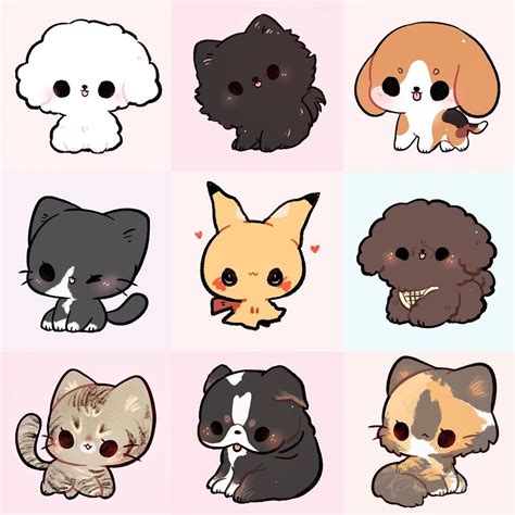 Pin Em Drawing Kawaii Desenhos Fofos Desenhos Kawaii Animais Kawaii