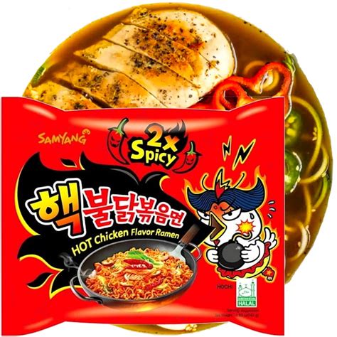 Korea Ski B Yskawiczny Makaron Instant Ramen Bardzo Ostry Kurczak G