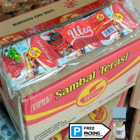 Jual Kodebb B Finna Sambal Uleg Terasi Sachet Pack Renceng X Gr