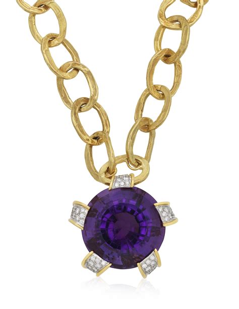 Tiffany And Co Paloma Picasso Amethyst And Diamond Necklace Christies