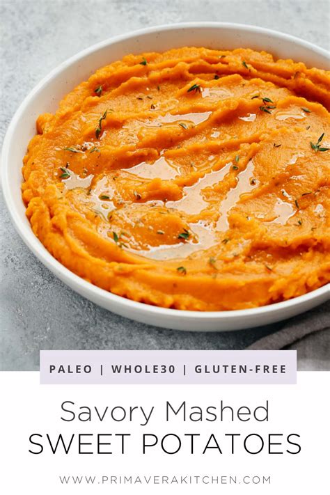 Savory Mashed Sweet Potatoes Are A Great Alternative To The Sweet Yams