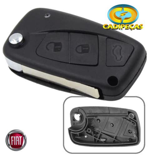 Chave Canivete Fiat Punto Linea Stilo Capa Controle 3 Botões CD4957