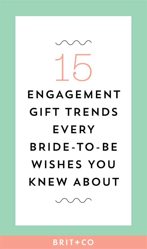 Bookmark These Engagement Gift Trends To Get Your Bride To Be Bff The