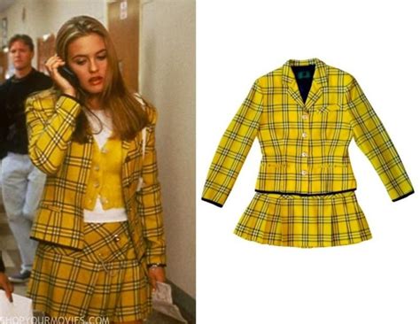 Clueless Chers Yellow Plaid Blazer In 2023 Clueless Outfits Yellow