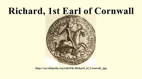 Richard 1st Earl Of Cornwall Youtube