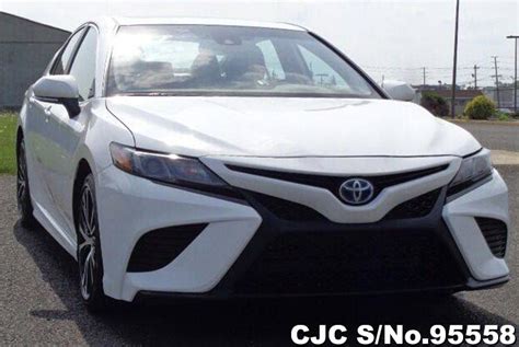 2019 Left Hand Toyota Camry Hybrid White For Sale Stock No 95558