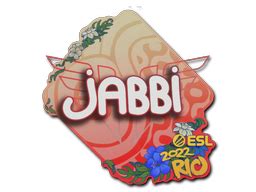 Sticker Jabbi Glitter Rio Csgoskins Gg