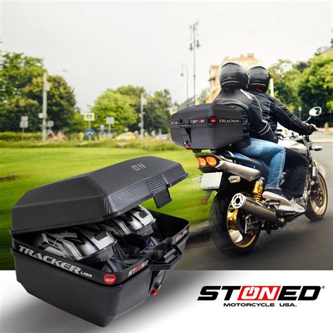 Bau Moto 2 Capacetes - Bauleto Grande Bau Moto 52 Litros Quadrado Para 2 Capacetes | Shopee Brasil