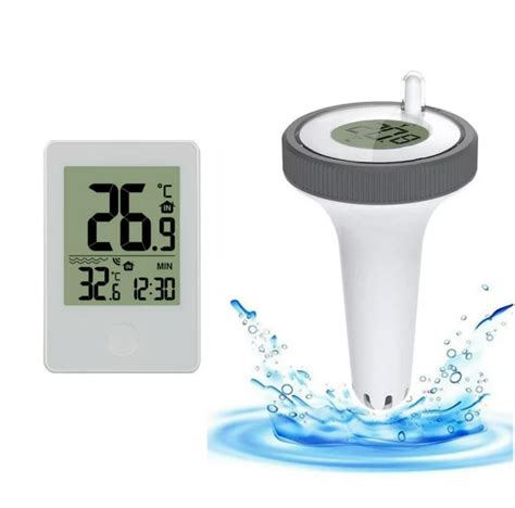 Wireless Pool Thermometer And Receiver Set Floating Digital Swimming