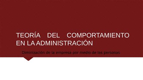 Descubre la Teoría del Comportamiento de la Administración para Mejorar