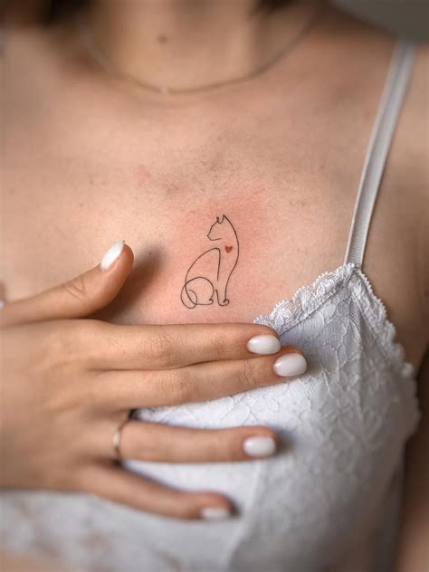 Cutest Small Cat Tattoo Design Ideas For Girls 2022 Smal Cat Tattoo