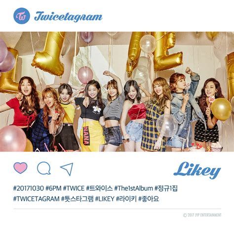 트와이스 신곡 Likey 단체 이미지 첫 공개 상큼발랄 Pickcon