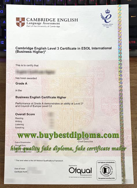 Problems To Avoid When Ordering Fake Bec Higher Certificate Online