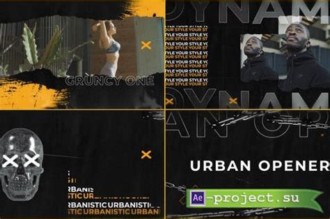 Videohive Dynamic Urban City Grunge Opener 44639057 Project For