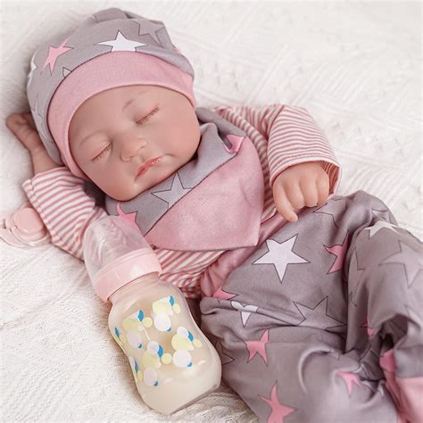 Babeside Lifelike Reborn Baby Dolls 20 Inch Sleeping Soft Body