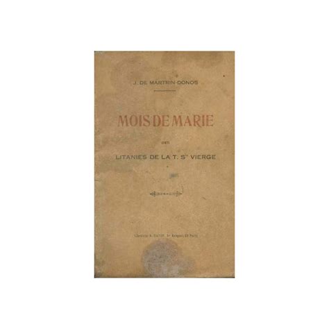 Mois De Marie Des Litanies De La Tr S Sainte Vierge