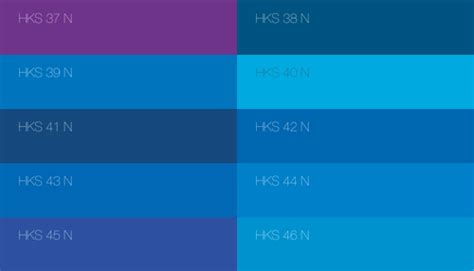 Farbsystematik Der Hks Druckfarben Und Ral Farben Print24 Blog