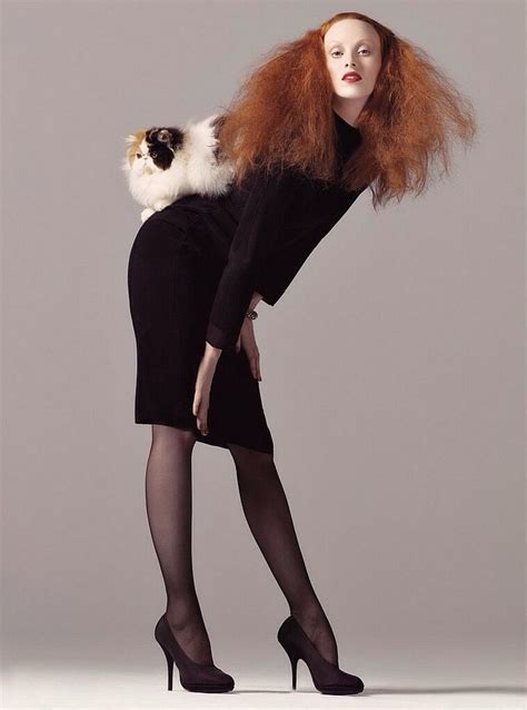 Karen Elson As Grace Coddington In Graceful Elegance Vogue Us