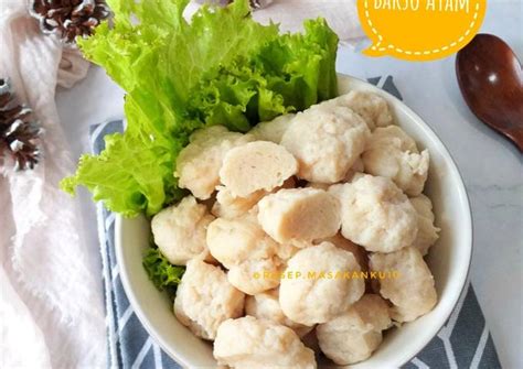 Resep Bakso Ayam Homemade Oleh Amy Kitchen Cookpad