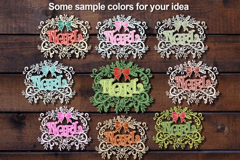 Christmas Noel Xmas Tree Wall Decor Ornaments By Mandala Creator