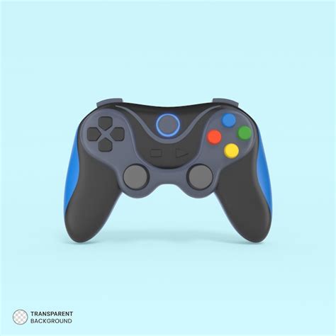 Gamepad Controlador De Juego Joystick Icono Aislado D Render Archivo