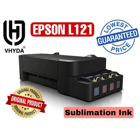 Epson L121 Printer For Sublimation Printing Price Drop Shopee